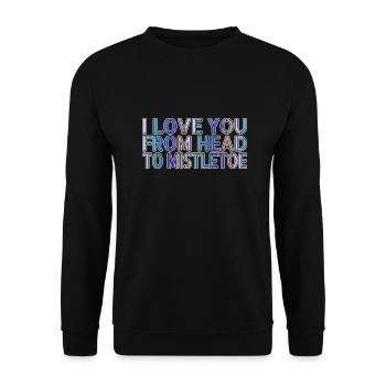 bedroom dino bike moon christmas vacation joke - Unisex Pullover - Schwarz - Vorne - Alina (178cm) & Michal (187cm)