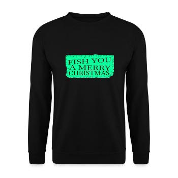 Animal Love Dork Tournois de pêche Rod Citation - Sweat-shirt Unisexe - noir - Devant - Alina (178cm) & Michal (187cm)