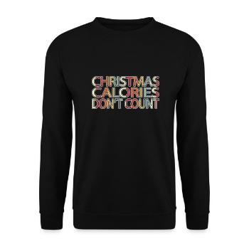 bodybuilding funny gym joke gift idea bodybuilder - Unisex Pullover - Schwarz - Vorne - Alina (178cm) & Michal (187cm)