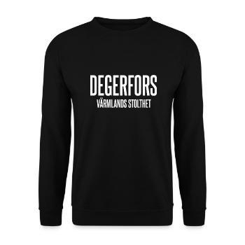 Degerfors - Unisex Sweatshirt - black - Front - Alina (178cm) & Michal (187cm)
