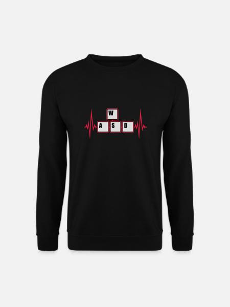 WASD Keyboard Keys Gamer - Unisex Sweatshirt - black