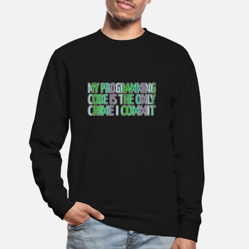 Computer Language Jokes Present Backend Developer Unisex Sweatshirt