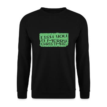 bday love happy humor anti war counterculture 60s - Unisex Sweatshirt - black - Front - Alina (178cm) & Michal (187cm)