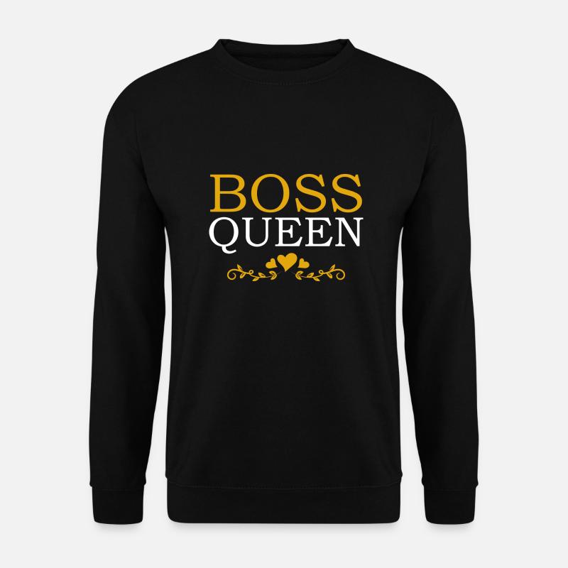 Boss Queen Lady Damen Geschenk - Unisex Pullover - Schwarz