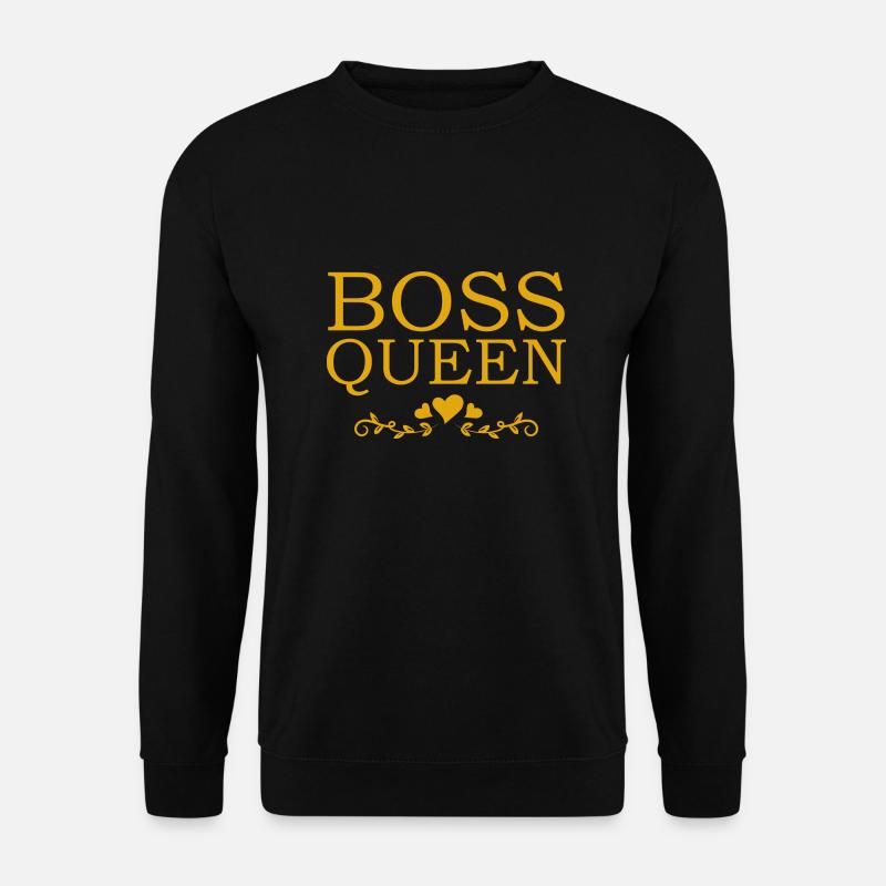 Boss Queen Lady Damen Geschenk - Unisex Pullover - Schwarz