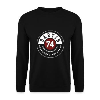 Bartın - Unisex Pullover - Schwarz - Vorne - Alina (178cm) & Michal (187cm)