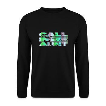 Adoption Accueil Déclaration amusante Cadeau Amusant Génial - Sweat-shirt Unisexe - noir - Devant - Alina (178cm) & Michal (187cm)