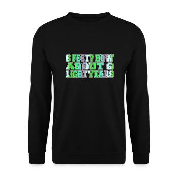 Alien Abduction 51 Weightless Celestial 2019 - Sweat-shirt Unisexe - noir - Devant - Alina (178cm) & Michal (187cm)