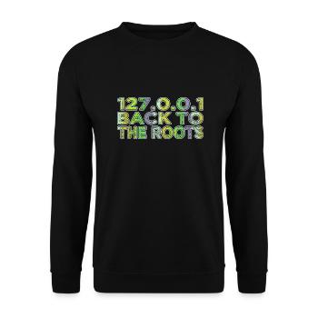 cool bday sayings funny quote programming language - Unisex Pullover - Schwarz - Vorne - Alina (178cm) & Michal (187cm)