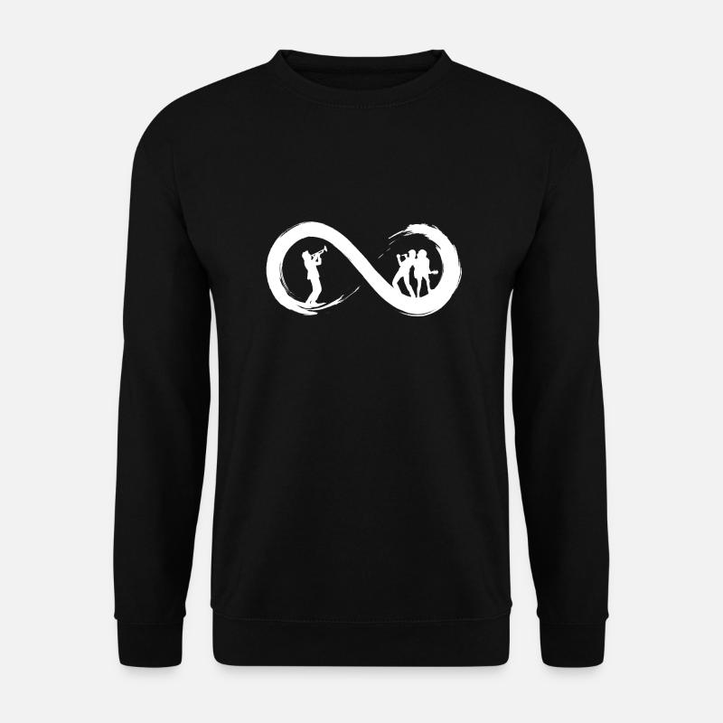 Music to infinity - Unisex Sweatshirt - black