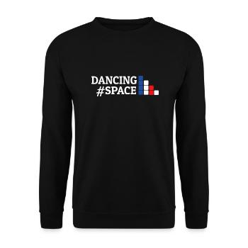 Dancing Dance Music - Unisex Pullover - Schwarz - Vorne - Alina (178cm) & Michal (187cm)