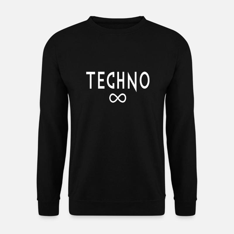 Techno infinity - Unisex Sweatshirt - black
