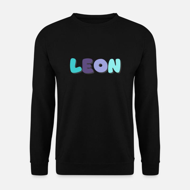 Nom - Leon - Sweat-shirt Unisexe - noir