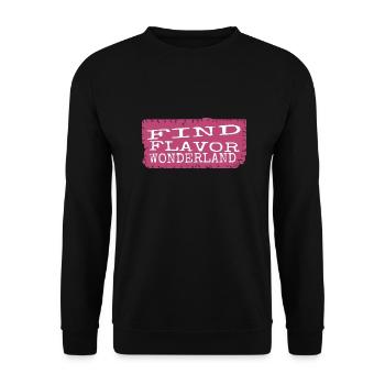 idée de cadeau d’anniversaire d’anniversaire goûts envoûtants - Sweat-shirt Unisexe - noir - Devant - Alina (178cm) & Michal (187cm)