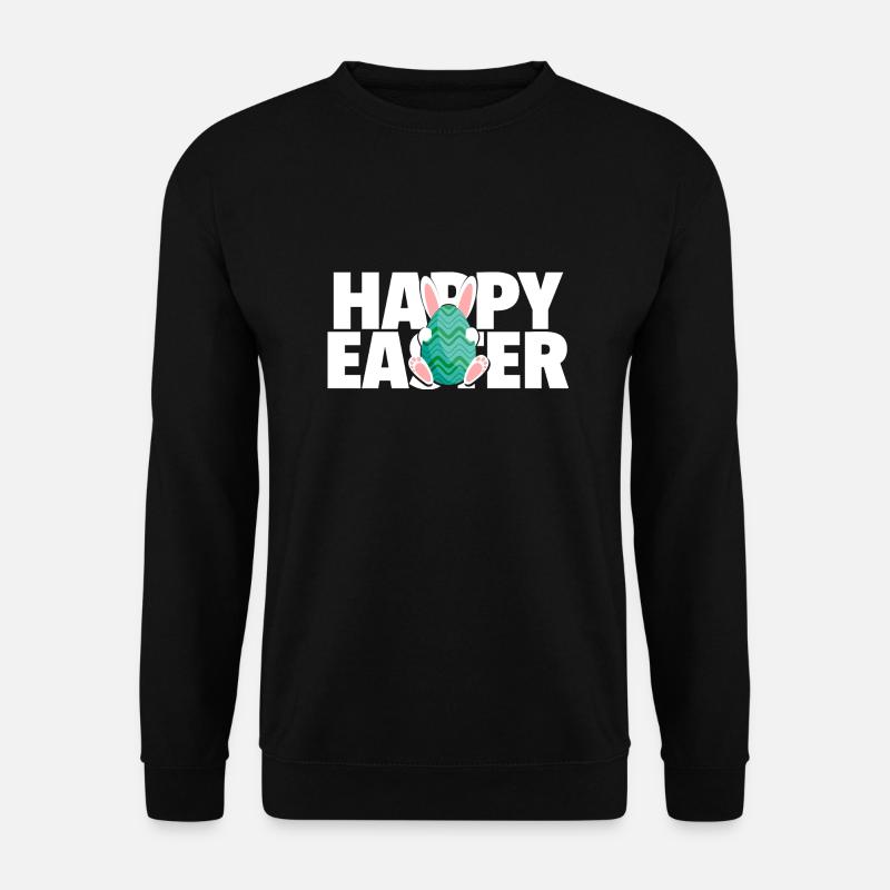 Joyeuse Pâques / Happy Easter - Sweat-shirt Unisexe - noir