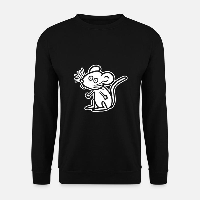 Rat Mouse - Unisex Sweatshirt - black