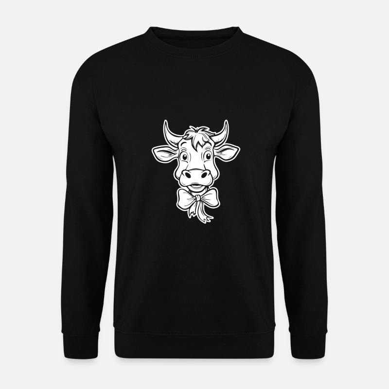 Kuh Kühe - Unisex Pullover - Schwarz