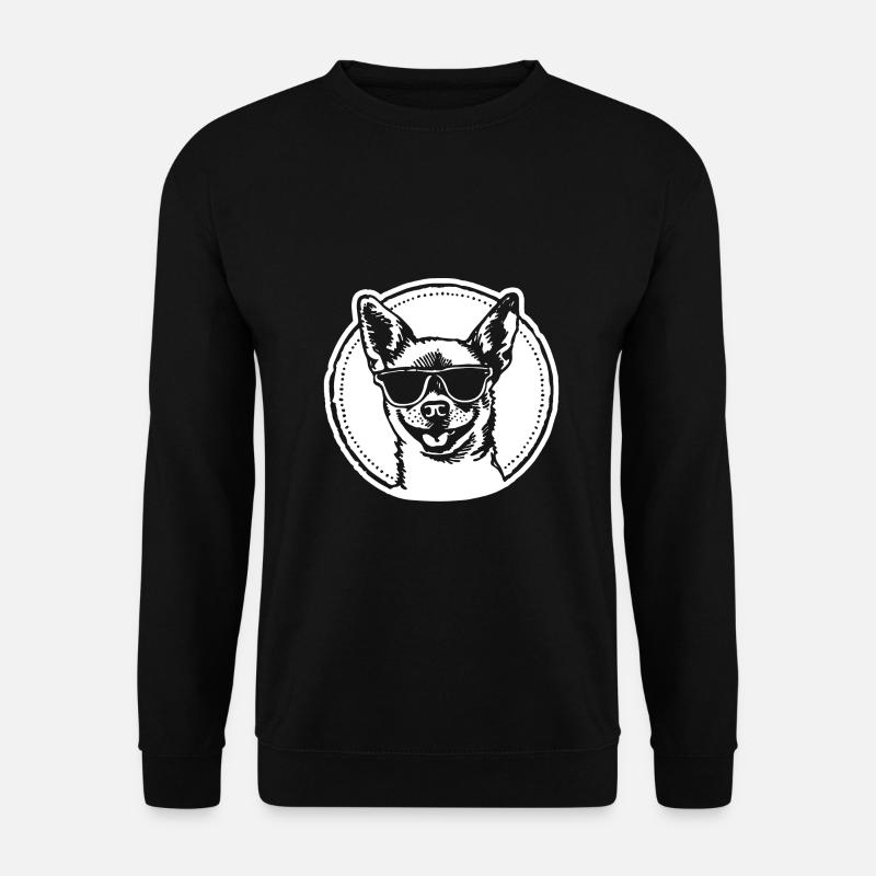 Chihuahua Hund - Unisex Pullover - Schwarz