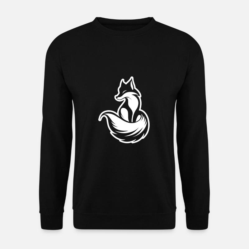 Fuchs Füchse - Unisex Pullover - Schwarz