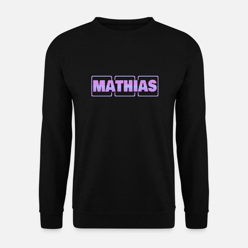 Schwangerschaft Mathias - Unisex Pullover - Schwarz