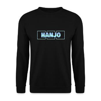 Hanjo - Unisex Sweatshirt - black - Front - Alina (178cm) & Michal (187cm)