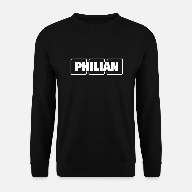 Name Philian - Unisex Sweatshirt - black