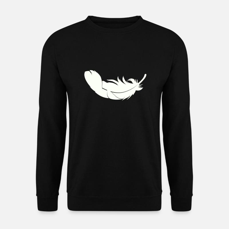 feder - Unisex Pullover - Schwarz