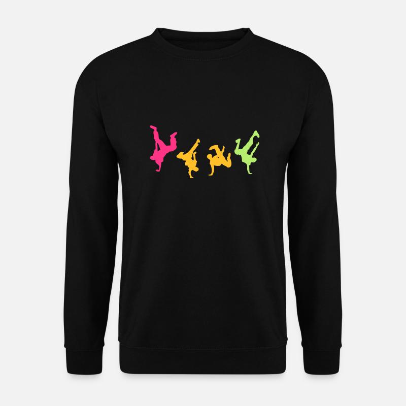 Break Dance Hip-Hop-danseur16 - Unisex Pullover - Schwarz