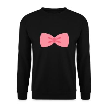 Schleife - Unisex Pullover - Schwarz - Vorne - Alina (178cm) & Michal (187cm)