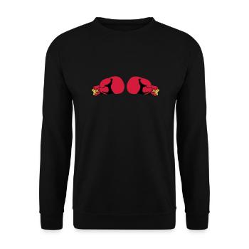 Boxhandschuhe T-Shirts - Sweat-shirt Unisexe - noir - Devant - Alina (178cm) & Michal (187cm)