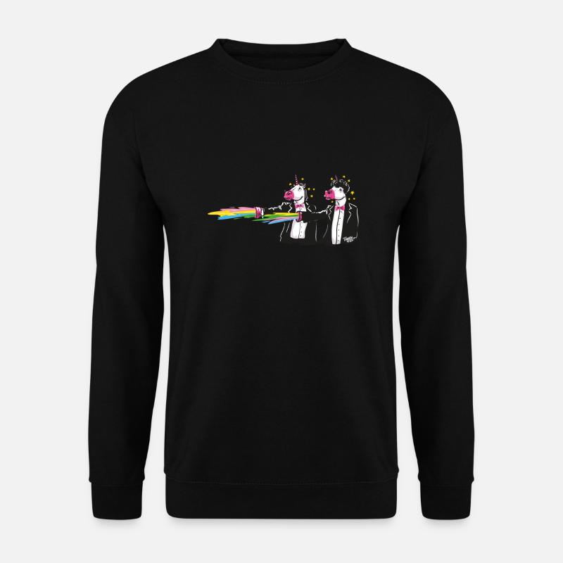 unicorns & rainbows - Unisex Pullover - Schwarz
