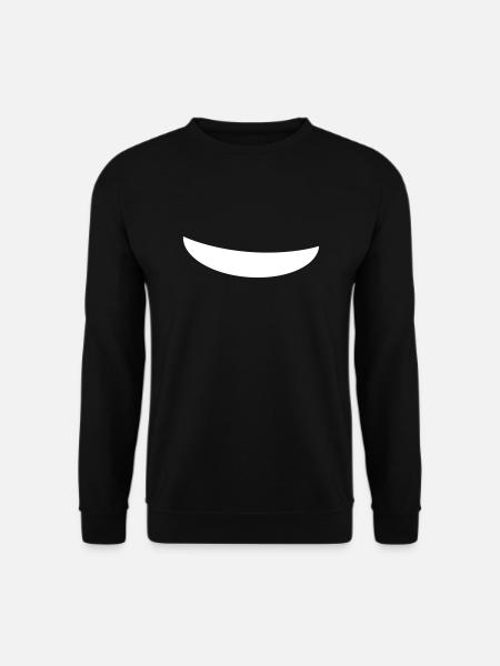 Einfach Lächeln und grinsen - Unisex Pullover - Schwarz