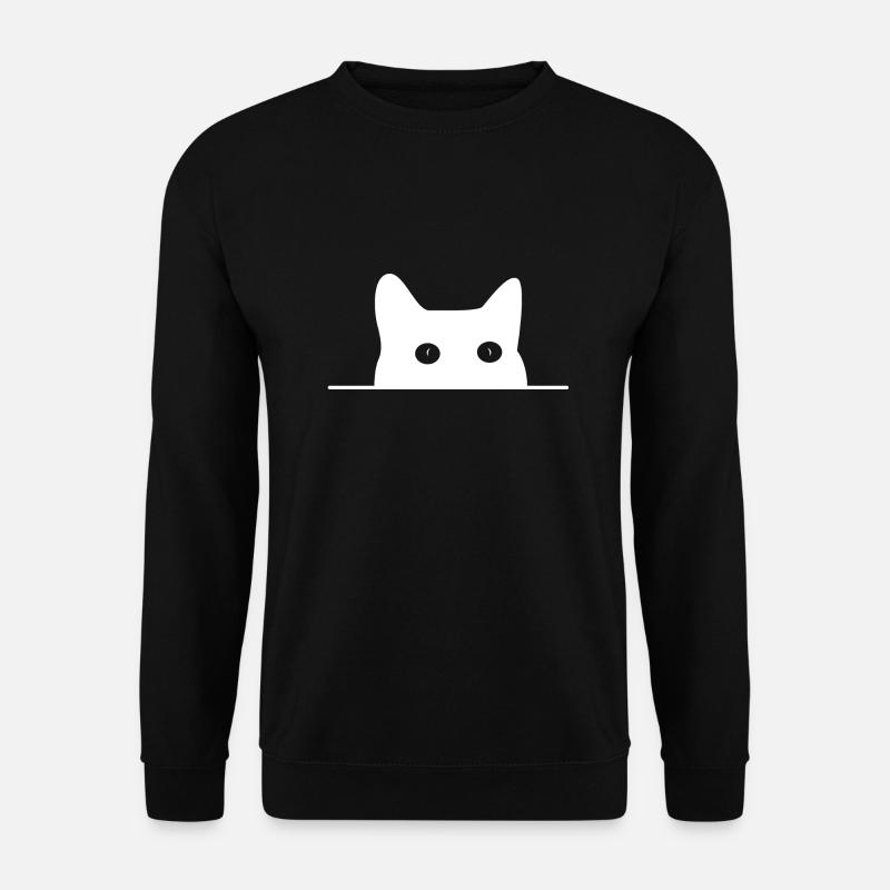 cat - Unisex Sweatshirt - black