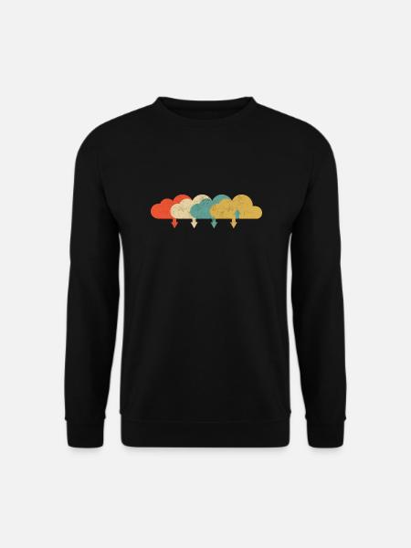Vintage DevOps Engineer Cloud Computing - Unisex Sweatshirt - black