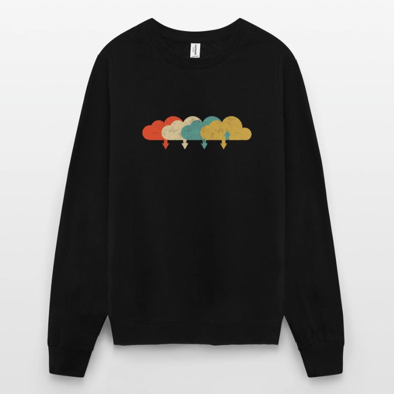 Vintage DevOps Engineer Cloud Computing Sweat-shirt Unisexe