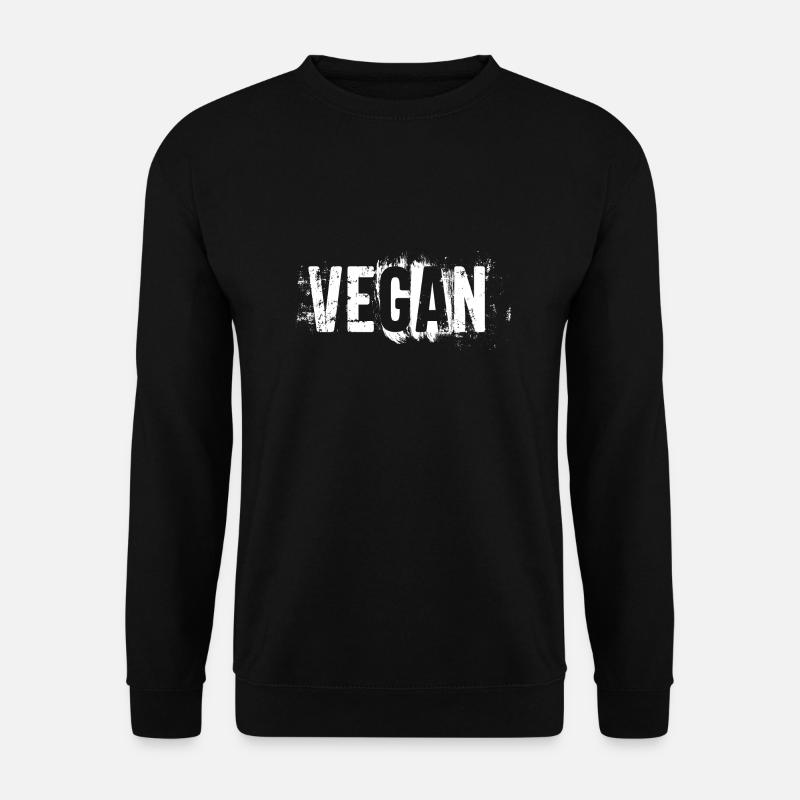 VEGAN / VEGANER / VEGANERIN - Unisex Pullover - Schwarz