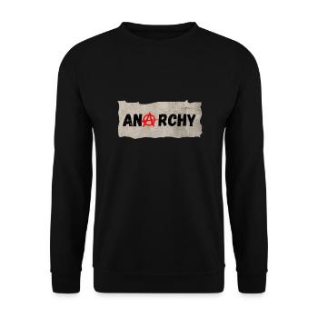 Anarchie - Unisex Pullover - Schwarz - Vorne - Alina (178cm) & Michal (187cm)