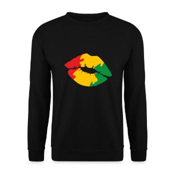 Juneteenth Day 1865, Freedom Day America African - Unisex Sweatshirt - black - Front - Alina (178cm) & Michal (187cm)