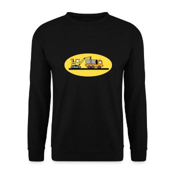 Bagger - Unisex Pullover - Schwarz - Vorne - Alina (178cm) & Michal (187cm)