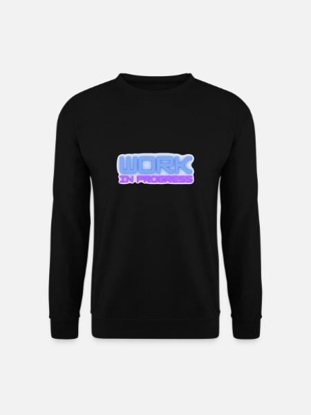 Work in progress - Unisex Pullover - Schwarz