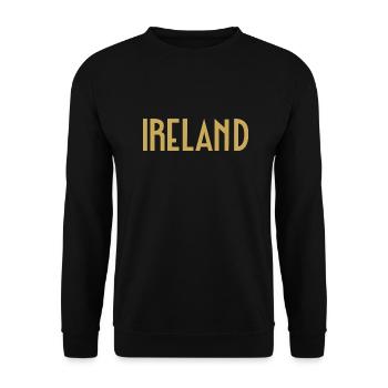 Ireland - Unisex Sweatshirt - black - Front - Alina (178cm) & Michal (187cm)