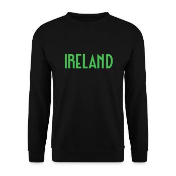 Ireland - Unisex Sweatshirt - black - Front - Alina (178cm) & Michal (187cm)