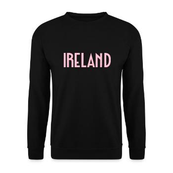 Ireland - Unisex Sweatshirt - black - Front - Alina (178cm) & Michal (187cm)