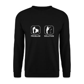 Conductors Gift Conducting Conductor Music - Unisex Sweatshirt - black - Front - Alina (178cm) & Michal (187cm)