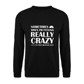 Charpentier que je ne mesurerai qu’une fois le travail du bois - Sweat-shirt Unisexe - noir - Devant - Alina (178cm) & Michal (187cm)
