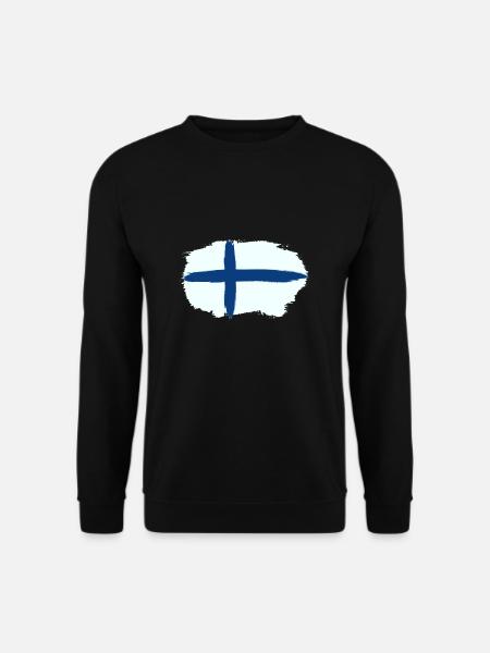 Finnland Skandinavien - Unisex Pullover - Schwarz