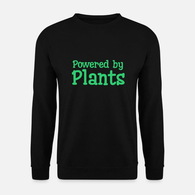 Angetrieben von Pflanzen - Unisex Pullover - Schwarz