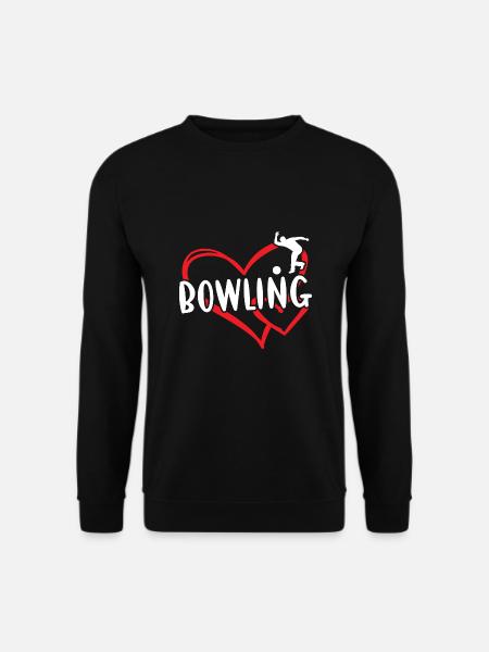 Sport Heart Bowling - Unisex Sweatshirt - black