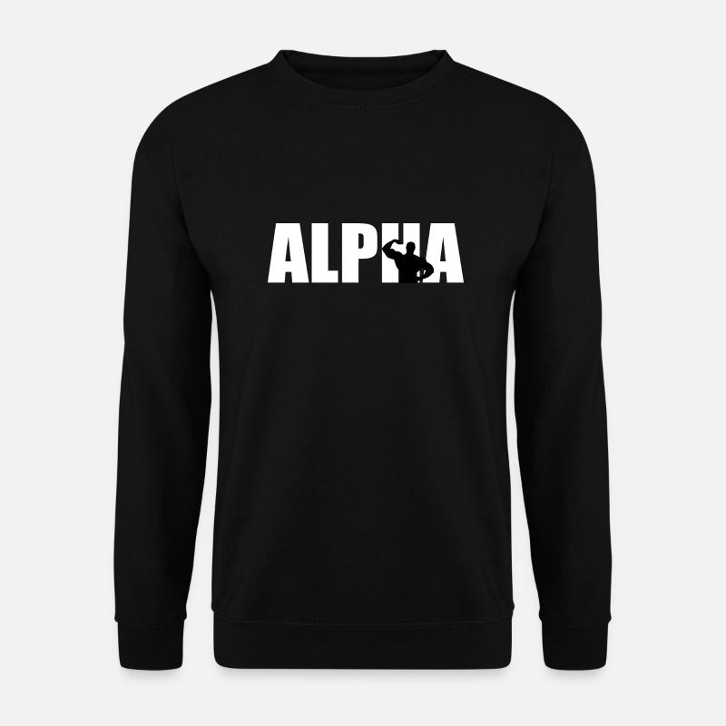 Alpha - Unisex Sweatshirt - black