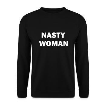 Dog Hund - Unisex Sweatshirt - black - Front - Alina (178cm) & Michal (187cm)